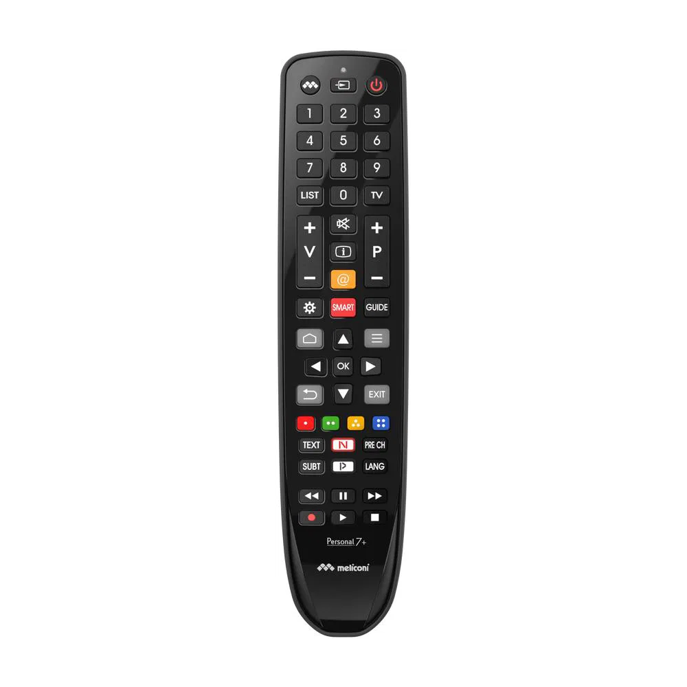 TCL/Thomson TV - univerzální dálkový ovladač Meliconi Gumbody Personal 7+, černý (806078)