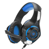 Sluchátka CONNECT IT CHP-4510-BL Gaming Headset BIOHAZARD, modrá