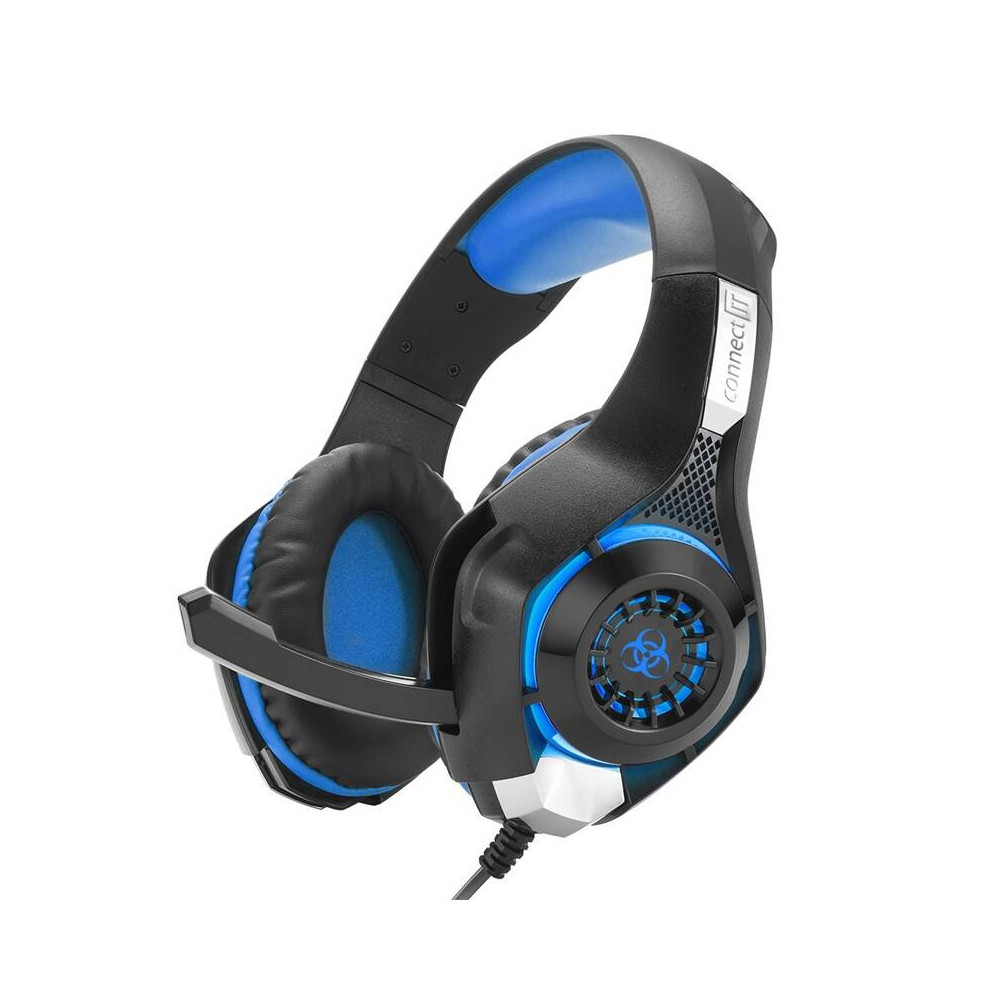 Sluchátka CONNECT IT CHP-4510-BL Gaming Headset BIOHAZARD, modrá