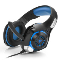Sluchátka CONNECT IT CHP-4510-BL Gaming Headset BIOHAZARD, modrá