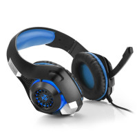 Sluchátka CONNECT IT CHP-4510-BL Gaming Headset BIOHAZARD, modrá
