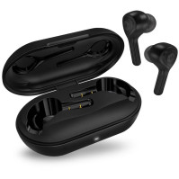 Sluchátka Connect IT Hyperbass TWS Sonic+ (HEP-5300-BK), černé, 15h, BT