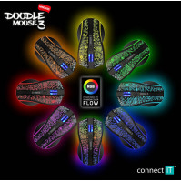 Herní myš Connect IT Doodle Mouse 3 (CMO-3530-DD) černá