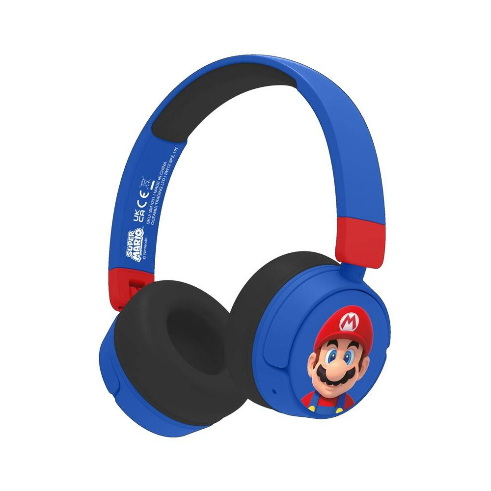 Bezdrátová sluchátka OTL Technologies Super Mario SM1001, modrá