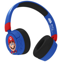 Bezdrátová sluchátka OTL Technologies Super Mario SM1001, modrá