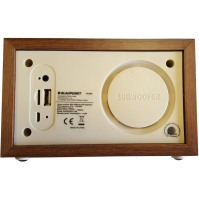 Kompaktní rádio s hodinami a budíkem Blaupunkt HR5BR, FM, 220V, USB