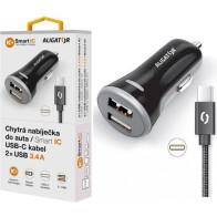 Aligator chytrá USB nabíječka do auta SMART IC