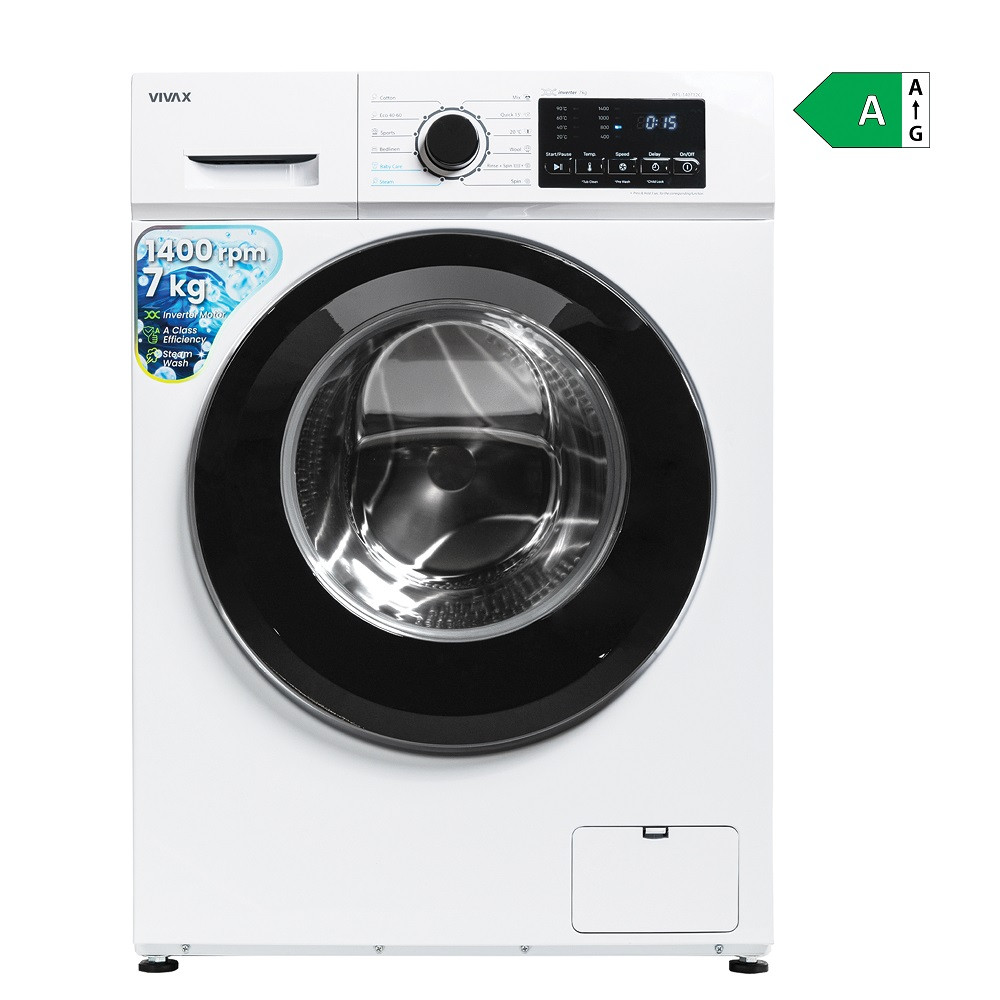 Pračka Vivax WFL-140712CI, 7 kg, 1400 ot., třída A, 60 cm