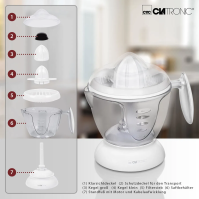 Lis na citrusy Clatronic ZP3066, bílý