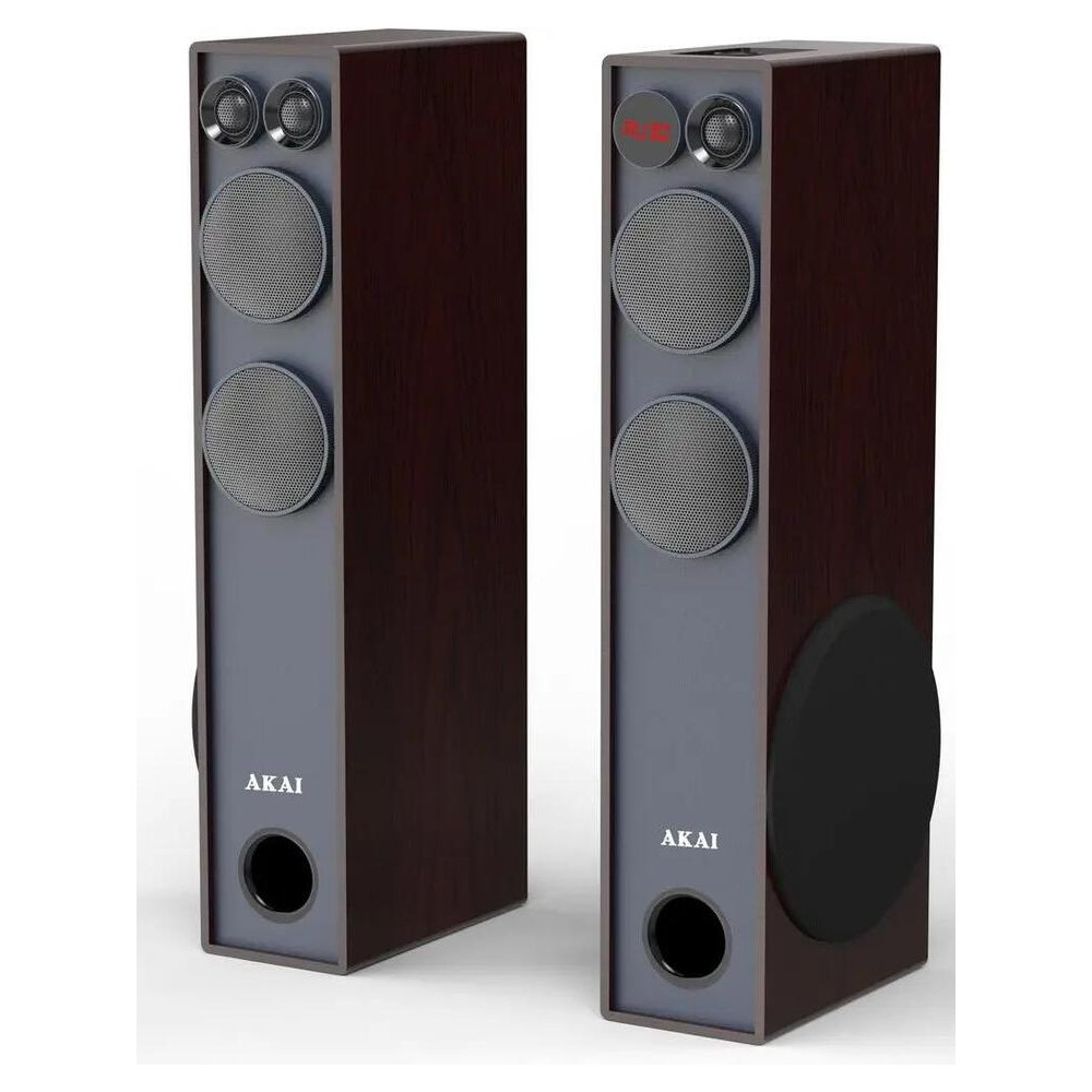 Věžové reproduktory Akai SS061A-2086, 200 W, 2.0, BT, FM, USB, HDMI, DO