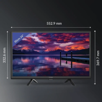 Televize LED TV STRONG SRT24HE4023, 61 cm, 24", DVB-T2/S2/C