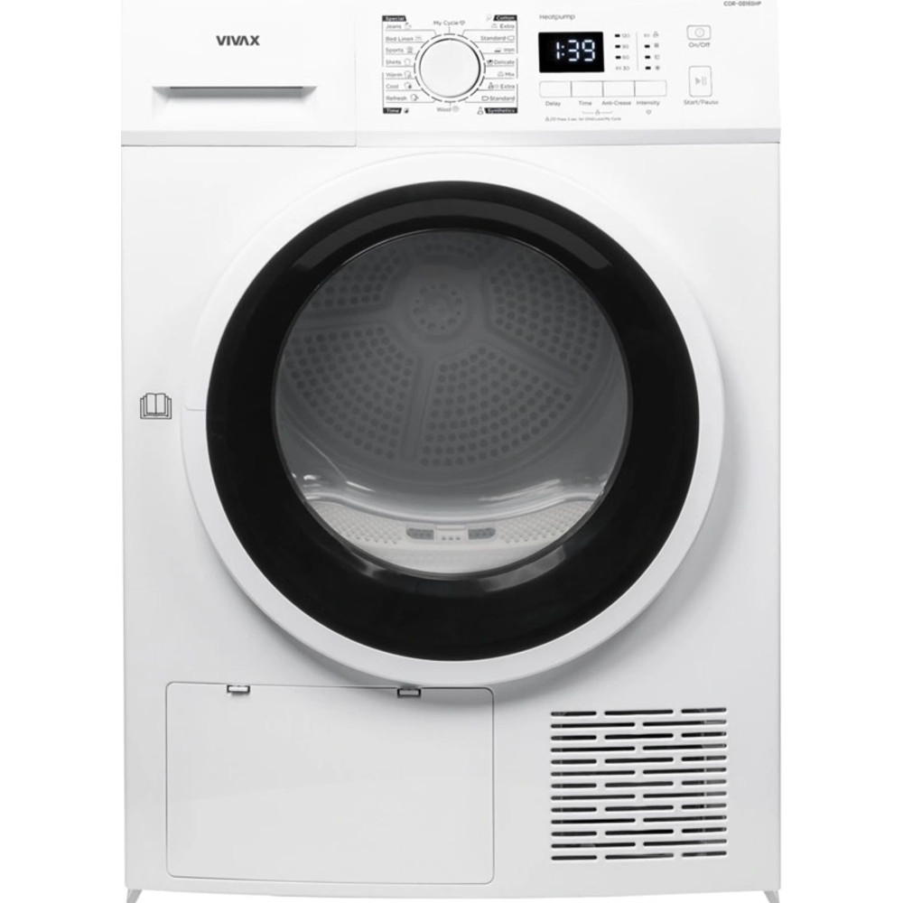 Sušička prádla Vivax CDR-0816SHP s tepelným čerpadlem, 8 kg, 60 cm