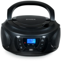 Bezdrátový radiomagnetofon a CD přehrávač Bigben CD62NUSBBT