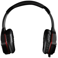 Herní sluchátka A4TECH G501, mikrofon, neodym, černá/červená