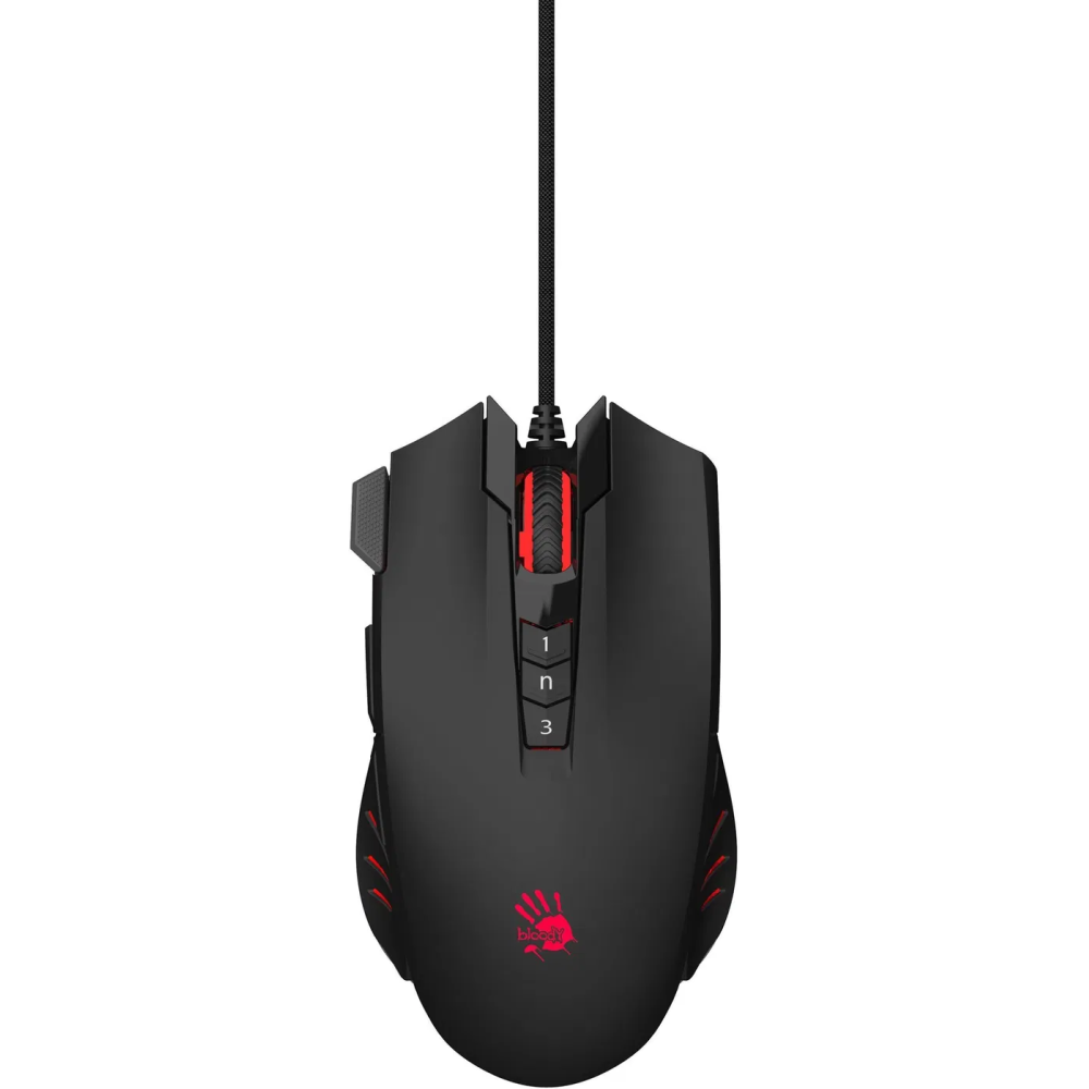 Herní drátová myš A4tech BLOODY V9M, optická, kovové podjezdy