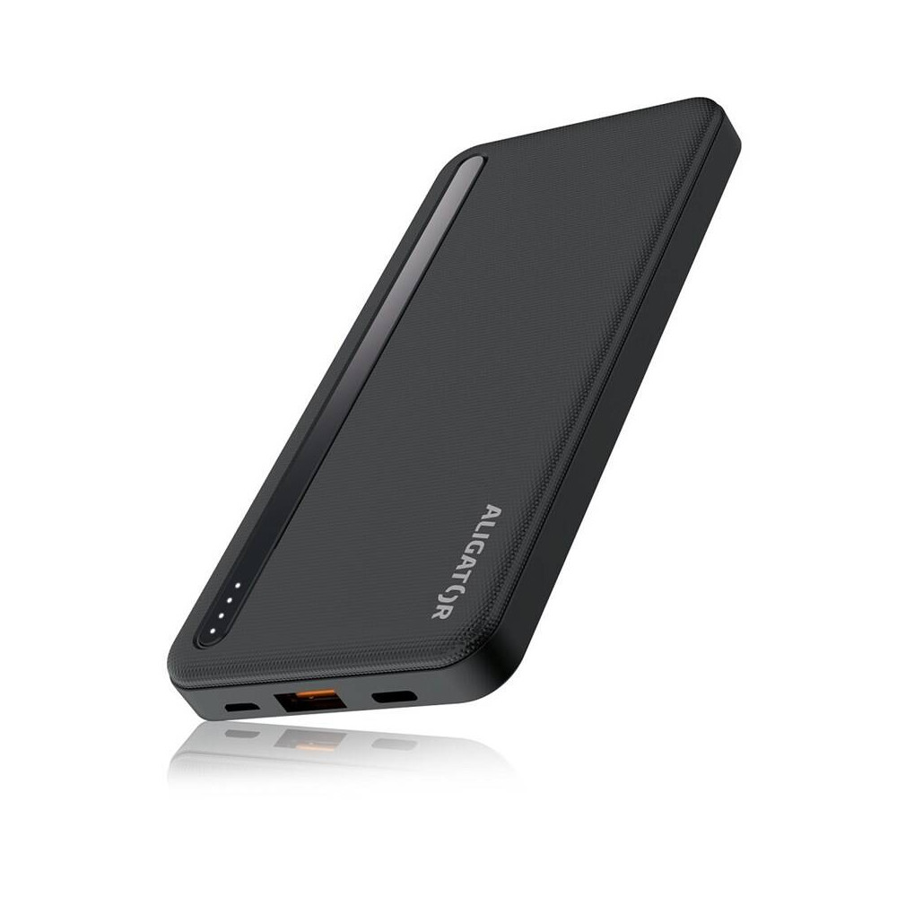 Powerbanka Aligator PBAL1050, 10 000 mAh, Power Delivery 20W, černá