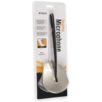 Stolní mikrofon A4Tech MI-10, On/Off/Mute, 3.5mm konektor, černý