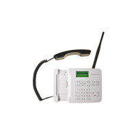 Domácí telefon Aligator T100, stolní, tlačítkový (AT100W), bílý