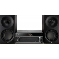 Mikrosystém AKAI AM-301, CD, FM, USB, BT, NFC, RCA, černý