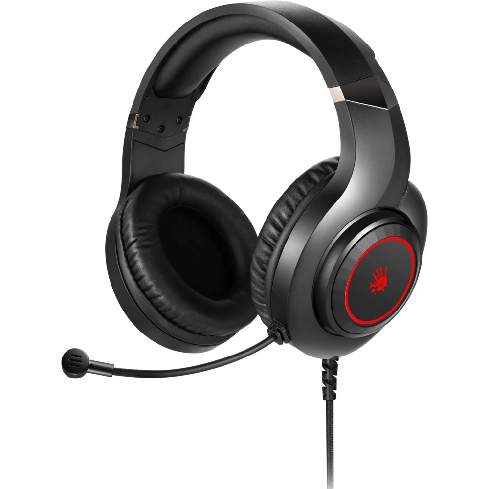 Herní sluchátka A4tech Bloody G220, mikrofon, 3,5 mm Jack, USB-A, pro PC