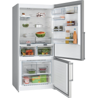 Lednice s mrazákem Bosch Serie 6 KGN86AIDR, D, 186 cm, 479/152 l, nerez