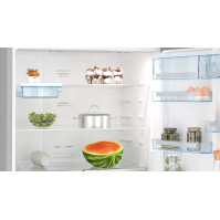 Lednice s mrazákem Bosch Serie 6 KGN86AIDR, D, 186 cm, 479/152 l, nerez