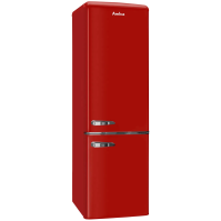 Kombinovaná chladnička Amica KGCR 387100 R, E, 181 cm, 181/63l, červená