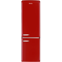 Kombinovaná chladnička Amica KGCR 387100 R, E, 181 cm, 181/63l, červená