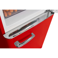 Kombinovaná chladnička Amica KGCR 387100 R, E, 181 cm, 181/63l, červená