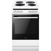 Elektrický sporák Amica SE 14 EBW, A, 50 cm, 68 l, 4 plotýnky, bílý