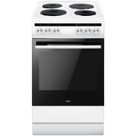 Elektrický sporák Amica SE 14 EBW, A, 50 cm, 68 l, 4 plotýnky, bílý