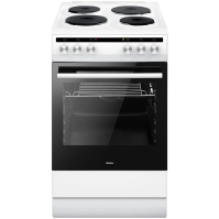 Elektrický sporák Amica SE 14 EBW, A, 50 cm, 68 l, 4 plotýnky, bílý
