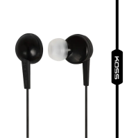 Sluchátka špuntová Koss KEB6iK (KEB/6i), mikrofon, černá