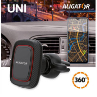 Držák do auta Aligator HA16 Carbon Profi, univerzální, černý