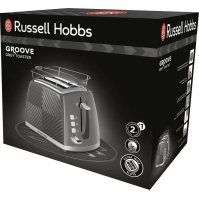 Topinkovač Russell Hobbs 26392-56 Groove 2S Toaster, 850 W, šedý