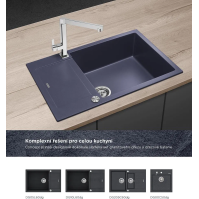 Dřezová baterie Concept BDC5327, chrom