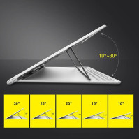 Podstavec pro notebooky Baseus Portable Laptop Stand SUDD-2G, šedý/bílý