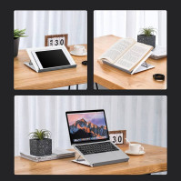 Podstavec pro notebooky Baseus Portable Laptop Stand SUDD-2G, šedý/bílý