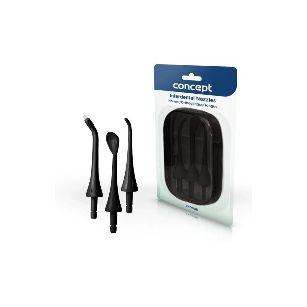 Náhradní hlavice k dentální sprše, 3ks, Concept ZK0008