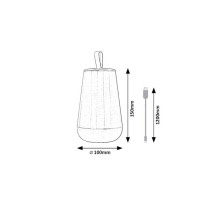 Stolní LED lampička Rabalux Franco 76019 (76019) bílá
