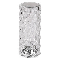 Stolní LED lampička Rabalux Siggy 76015, průhledná