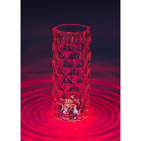 Stolní LED lampička Rabalux Siggy 76015, průhledná