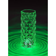 Stolní LED lampička Rabalux Siggy 76015, průhledná