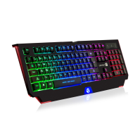 Herní klávesnice Connect IT Battle Rainbow, CZ (CI-1129) černá