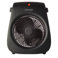 Teplovzdušný ventilátor Concept VT7041, 2000 W, 2 stupně, černý