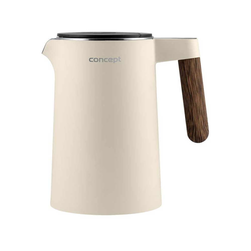 Rychlovarná konvice s regulací teploty Concept NORWOOD RK3304, 1,5 l, 2200 W, vanilková