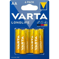 Baterie Varta LongLife Extra AA 6ks 4106 VA0009