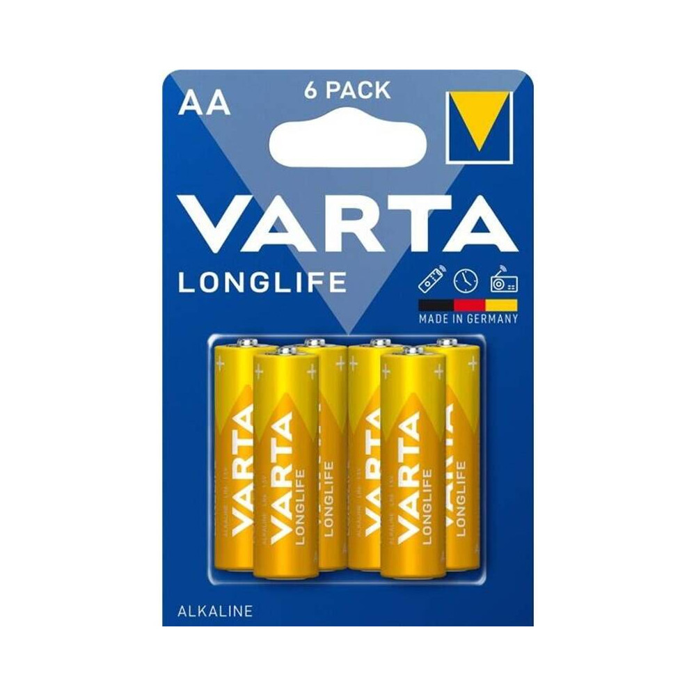 Baterie Varta LongLife Extra AA 6ks 4106 VA0009