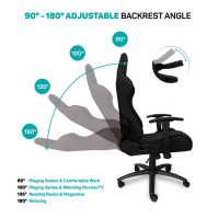 Herní židle Connect It Monaco Pro CGC-1200-BK, Black (černé)