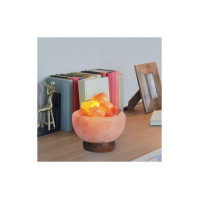 Stolní solná lampička Rabalux Fuji 4097, oranžová